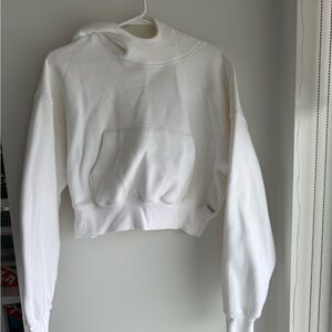 TNA Classic White Cropped Sweatshirt